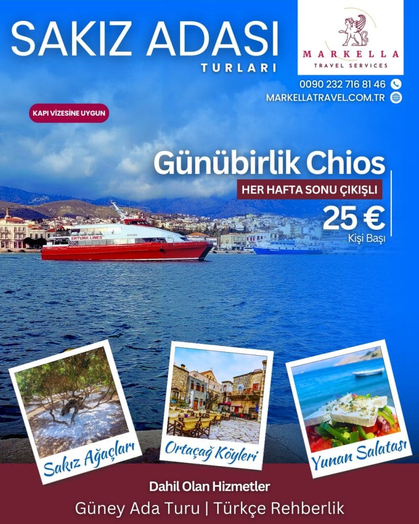 sakız adası güney ada turu reklam