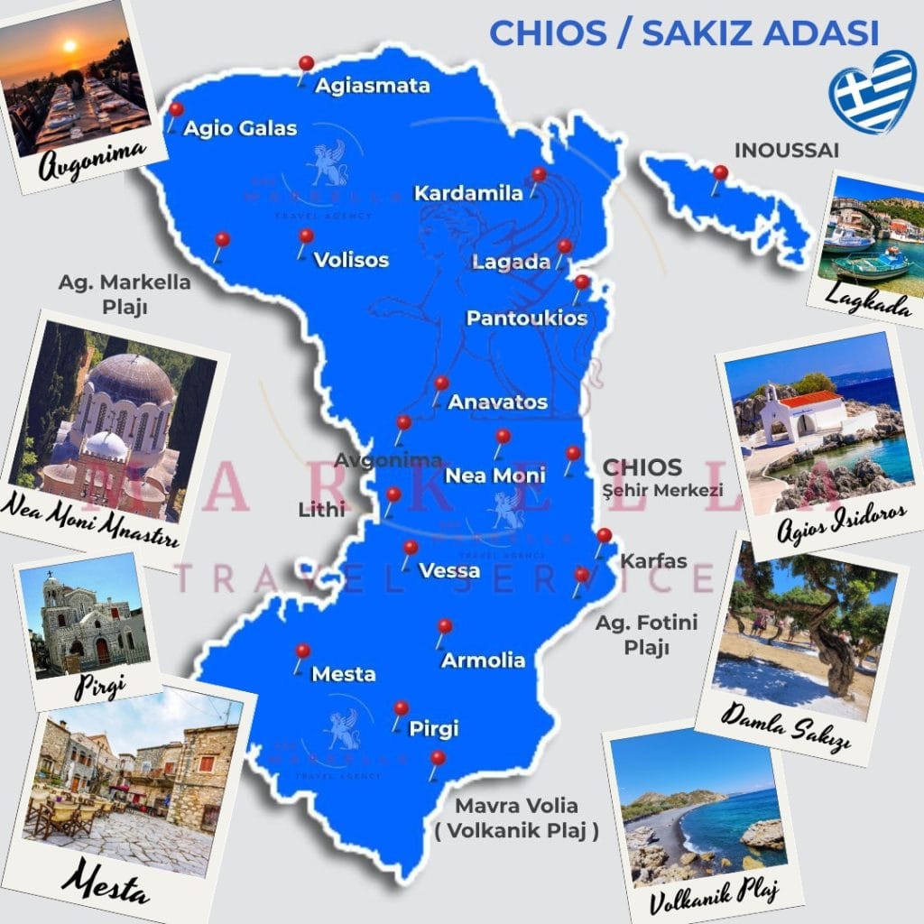 sakız adası turu haritası