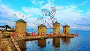 sakız adası yel değirmenleri