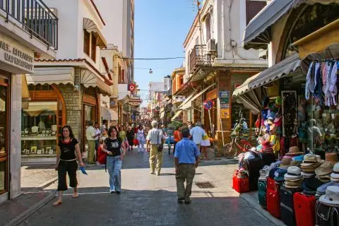 Sakız Adası şehir turu aplotaria çarşısı
