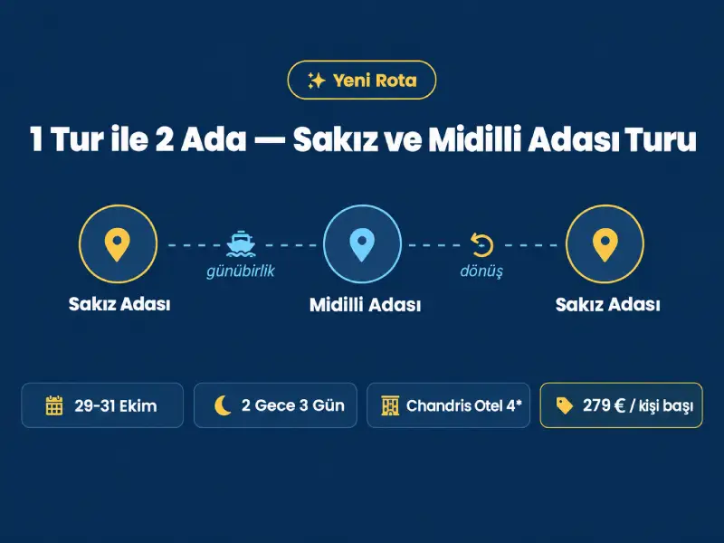 sakız ve midilli adası turu